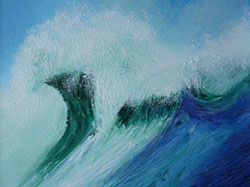 Wave, acrylic