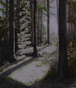 Woods, watercolour